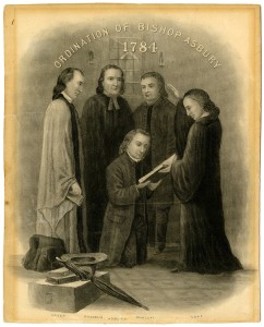 Engraving  1784 Ordination of Francis Asbury Featured at the SMU Exhibition