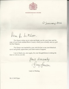 Letter to Al DeFilippo From Her Majesty Queen Elizabeth II